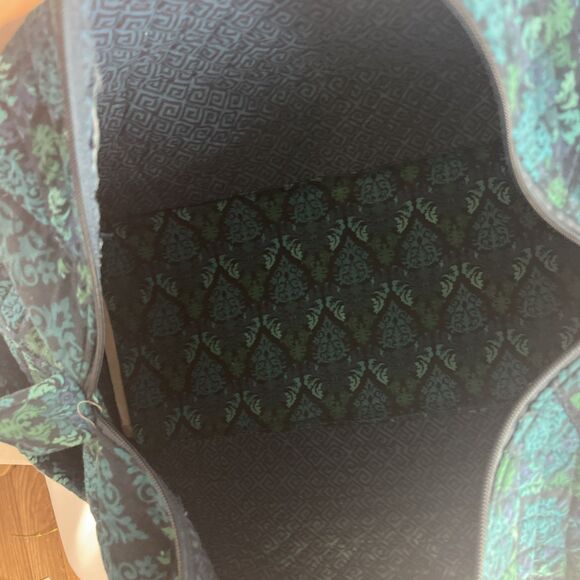 Unbranded Xtra Large Original Duffle Bag Luggage Quilted PatternBlue 20x13x11 - Picture 4 of 6